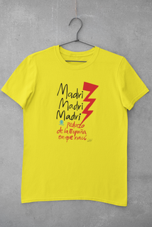 T Shirt Madriz (Amarela)