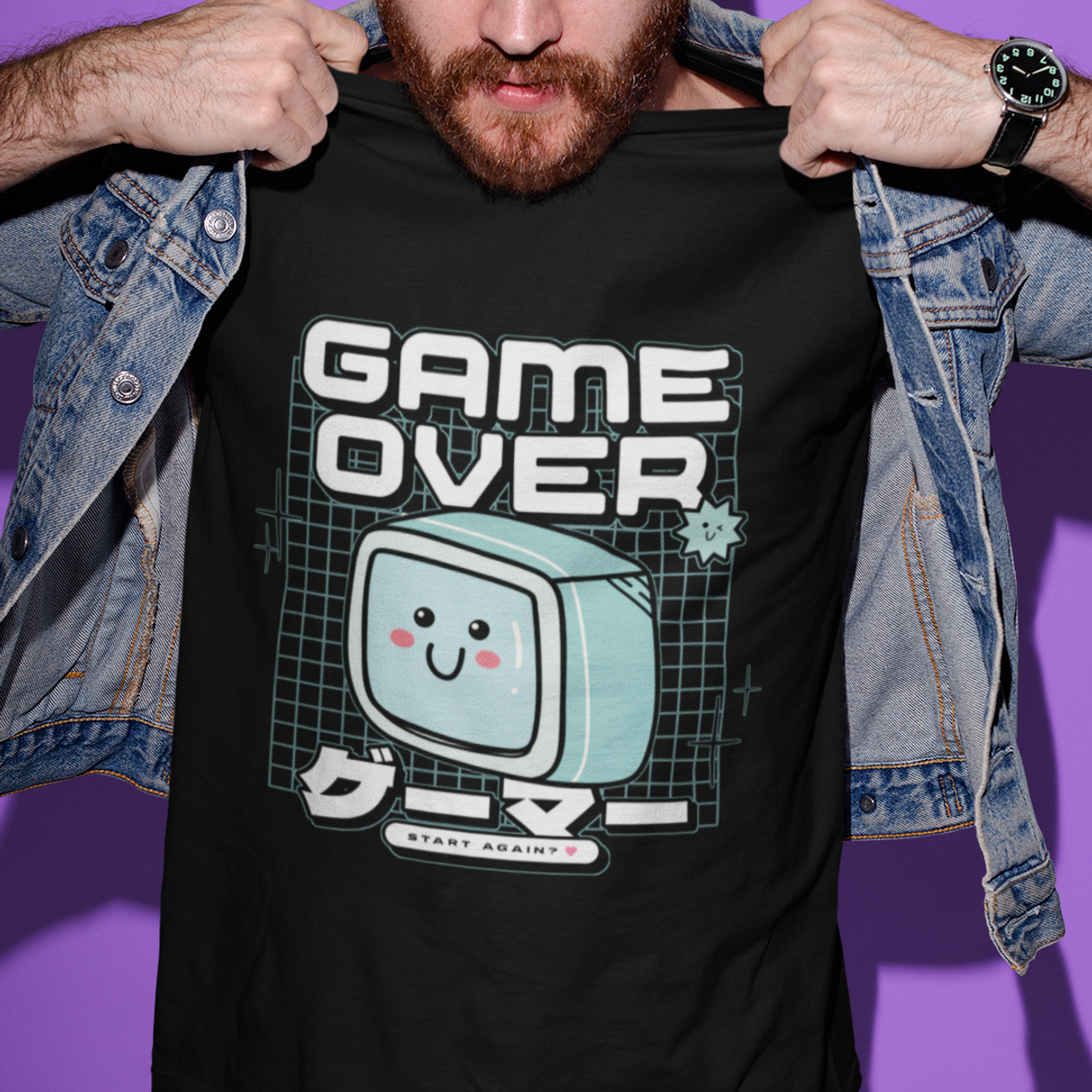 Nome do produto: CAMISA - GAME OVER