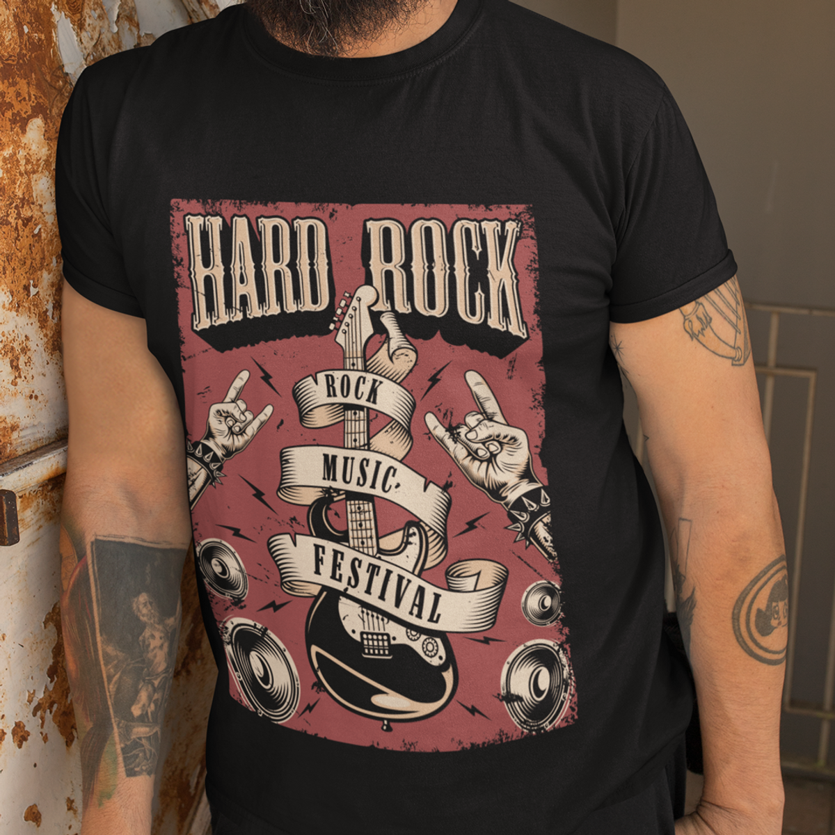 Nome do produto: CAMISA - HARD ROCK