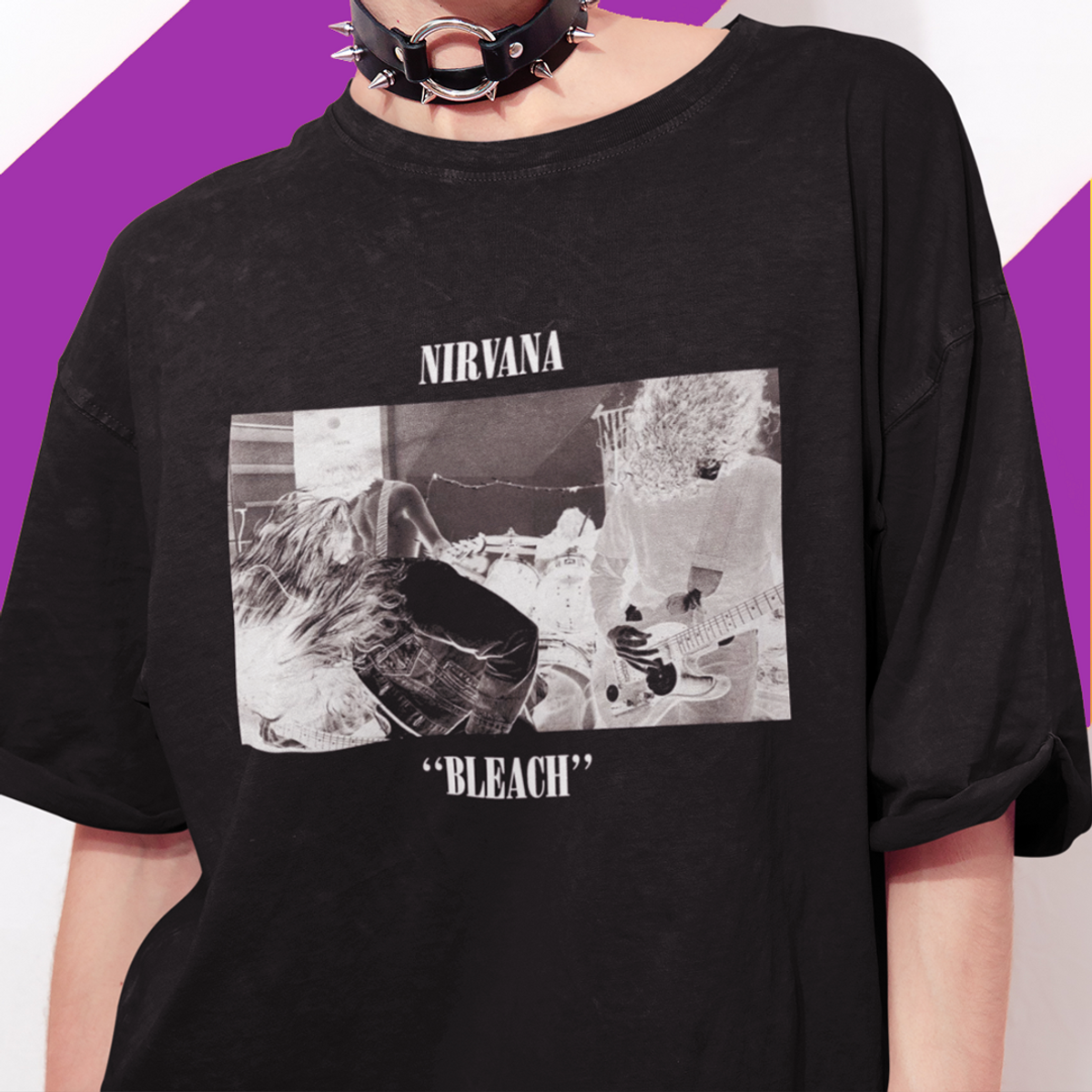 Nome do produto: CAMISA - NIRVANA BLEACH