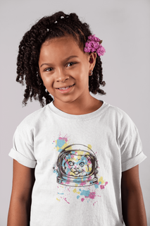 Nome do produtoCamiseta Infantil Astronaut Cat