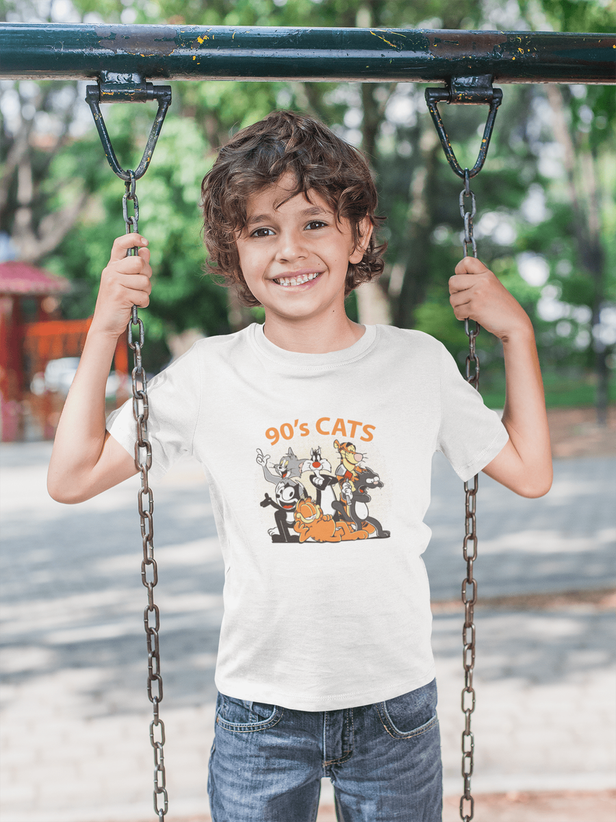 Nome do produto: Camiseta Infantil 90\'s Cats