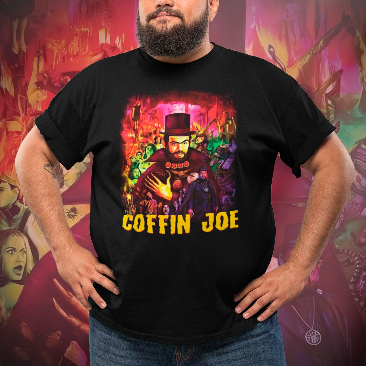 Nome do produto: T-shirt Plus Size Coffin Joe