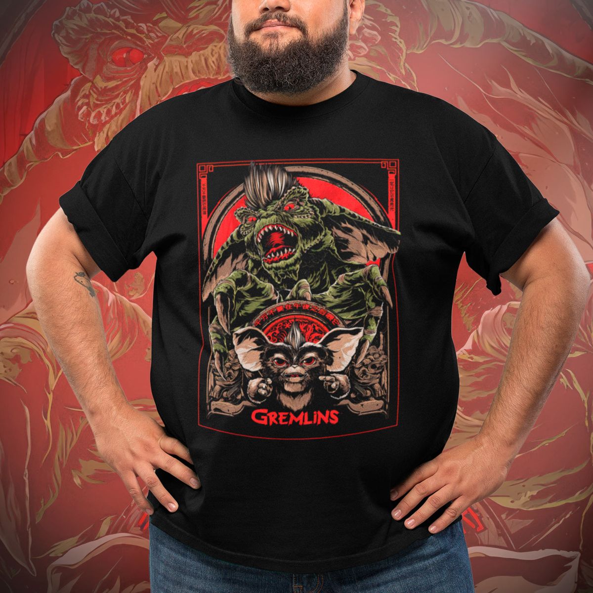 Nome do produto: T-shirt Plus Size Gremlins