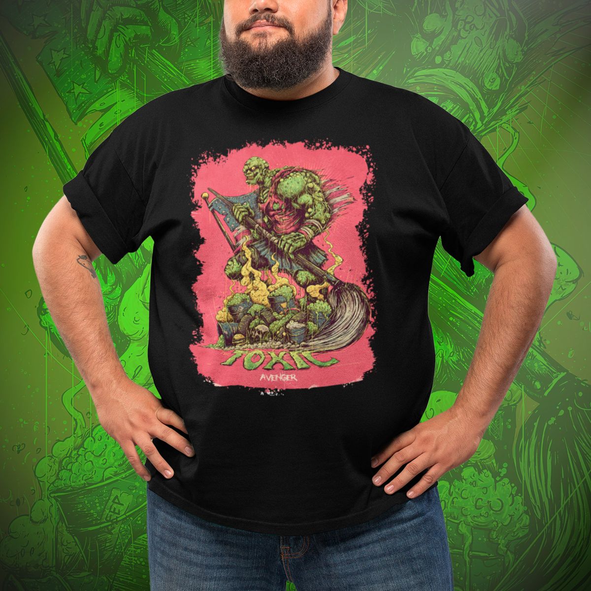 Nome do produto: T-shirt Plus Size Toxic Avenger