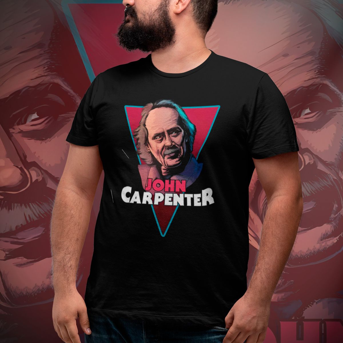 Nome do produto: T-shirt Plus Size John Carpenter fan club