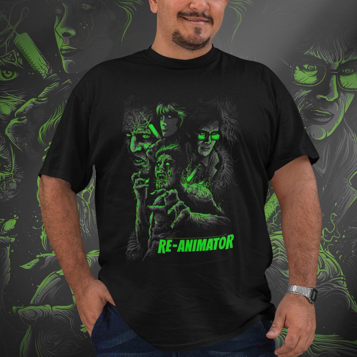 Nome do produto: T-shirt Plus Size Green Reanimator