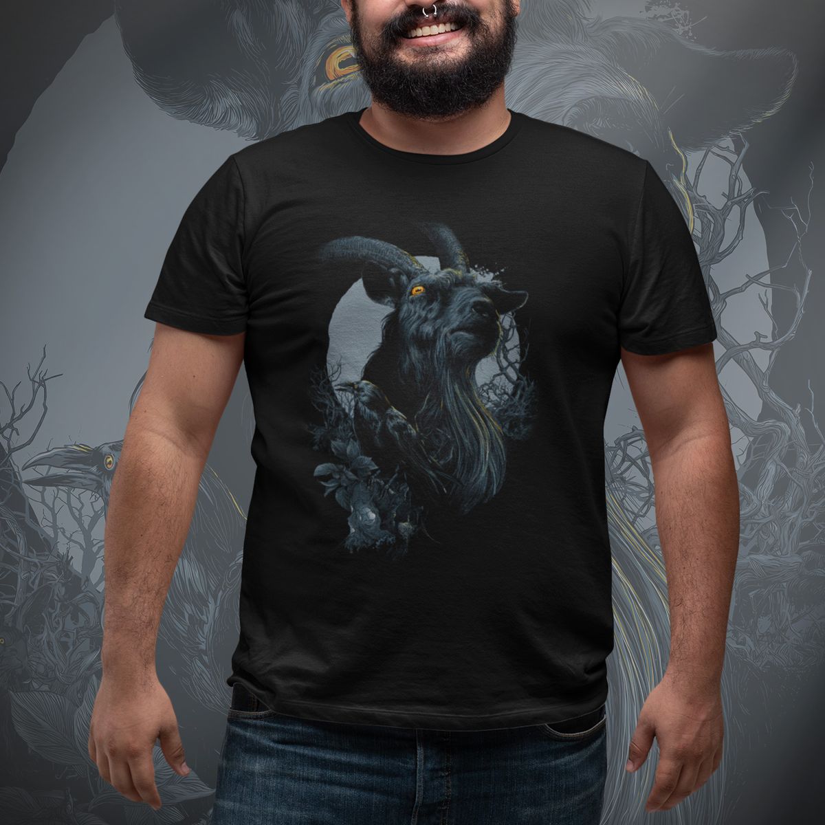 Nome do produto: T-shirt Plus Size The Witch GOAT