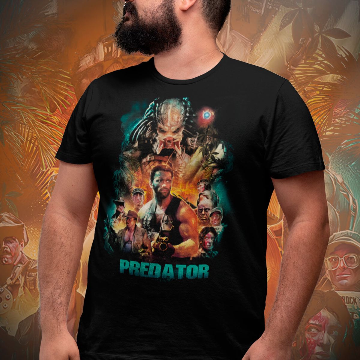 Nome do produto: T-shirt Plus Size Predator