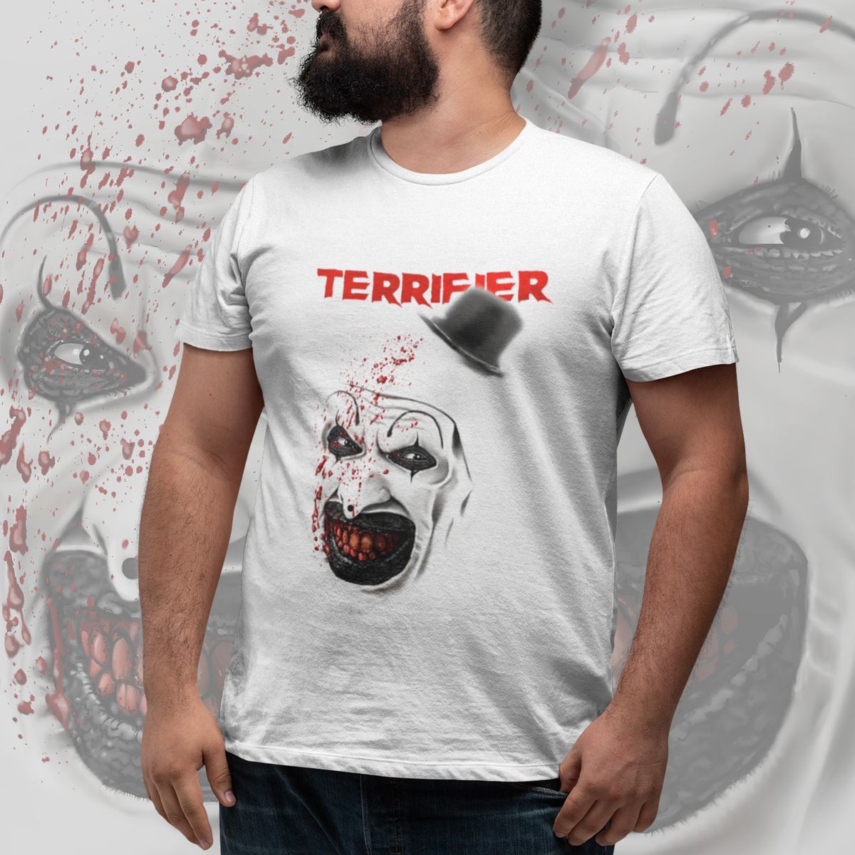 Nome do produto: T-shirt Plus Size Terrifier