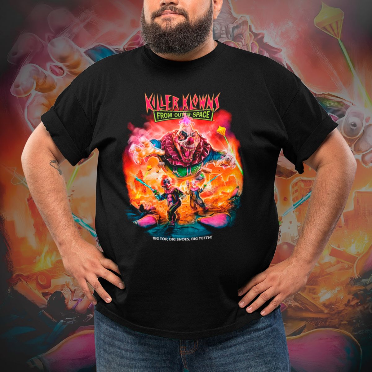 Nome do produto: T-shirt Killer Klowns from outer space