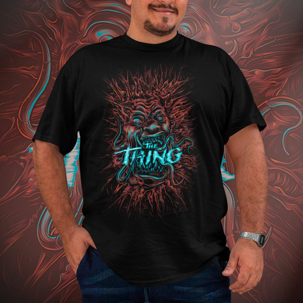 Nome do produto: T-shirt Plus Size The Thing Blaster