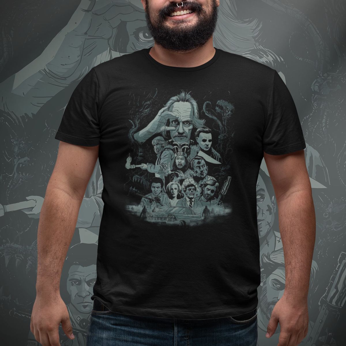 Nome do produto: T-shirt Plus Size John Carpenter World