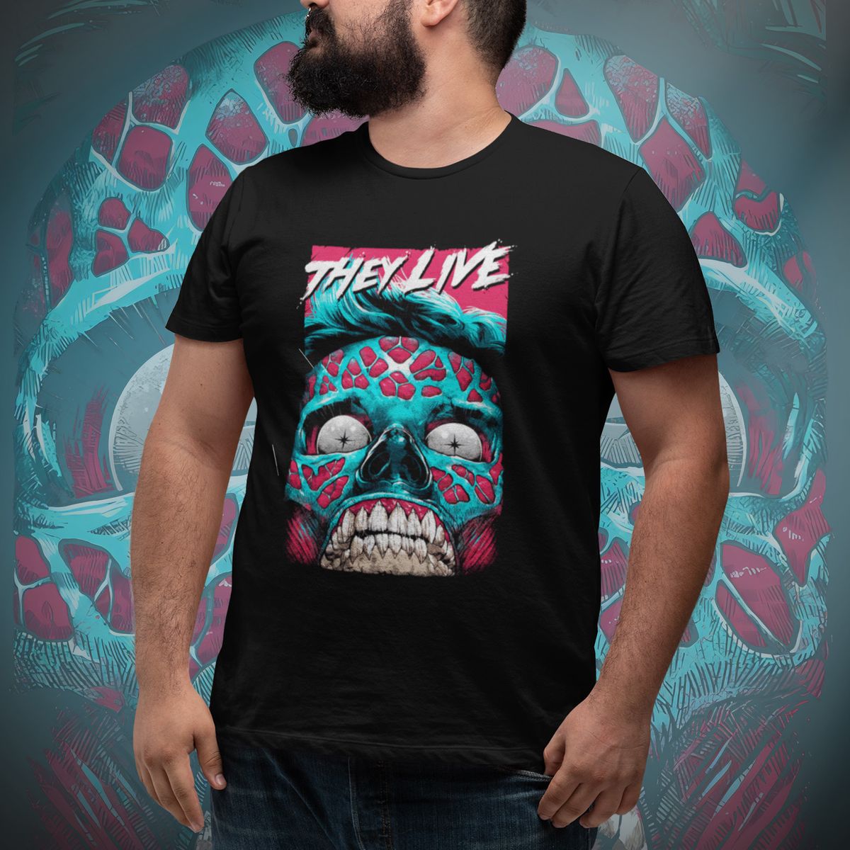 Nome do produto: T-shirt Plus Size They Live