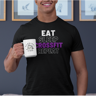 Nome do produtoCamiseta - Eat Sleep Crossfit Repeat