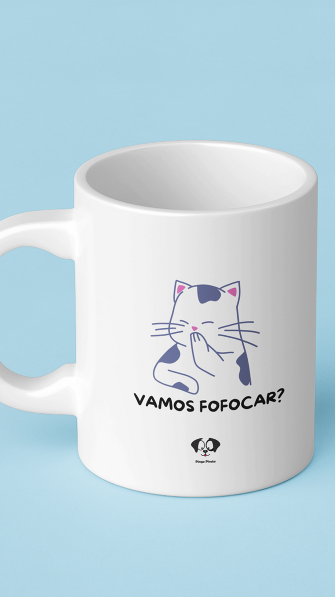 Nome do produto: Caneca - Vamos fofocar?