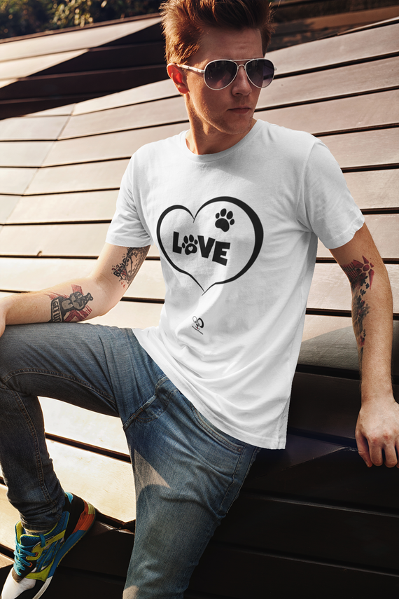 Camisa Unissex - Coração Love