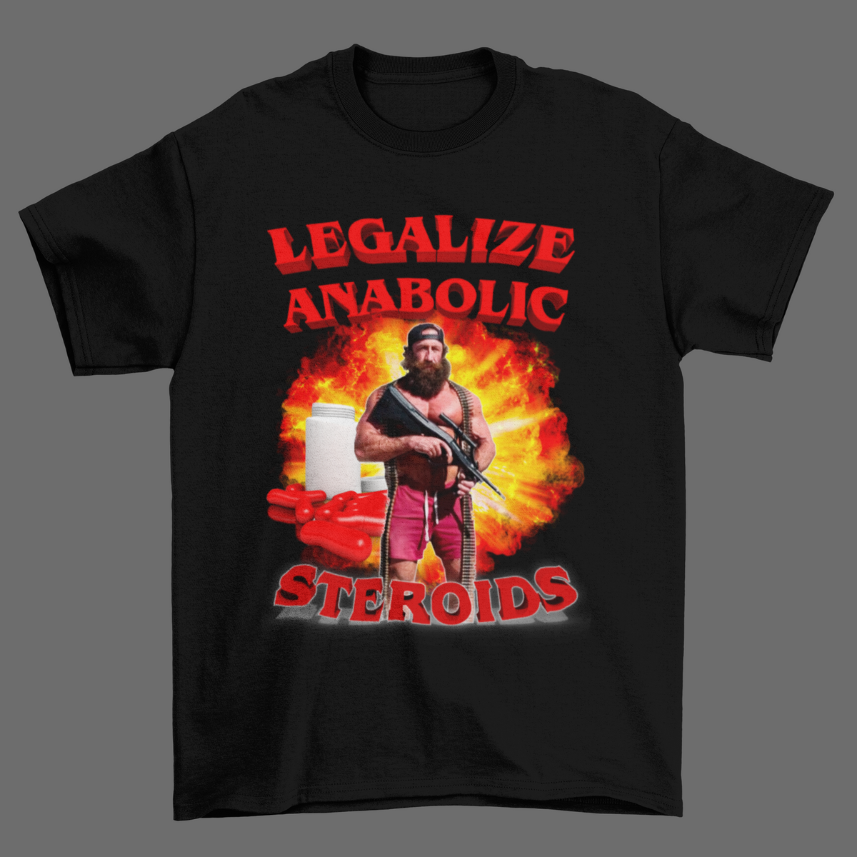 Nome do produto: Camiseta Liver King : Legalize Anabolic Steroids