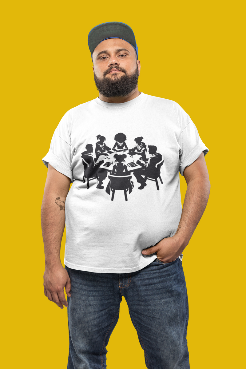 Nome do produto: Camiseta Plus Size Unisex - Grupo RPG