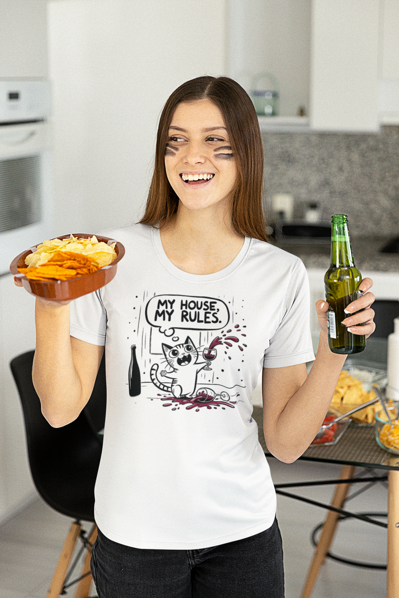 Nome do produto: Camiseta - My House My Rules!