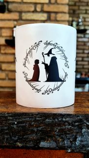 Caneca Mágica - O Senhor dos Anéis - Gandalf e Frodo