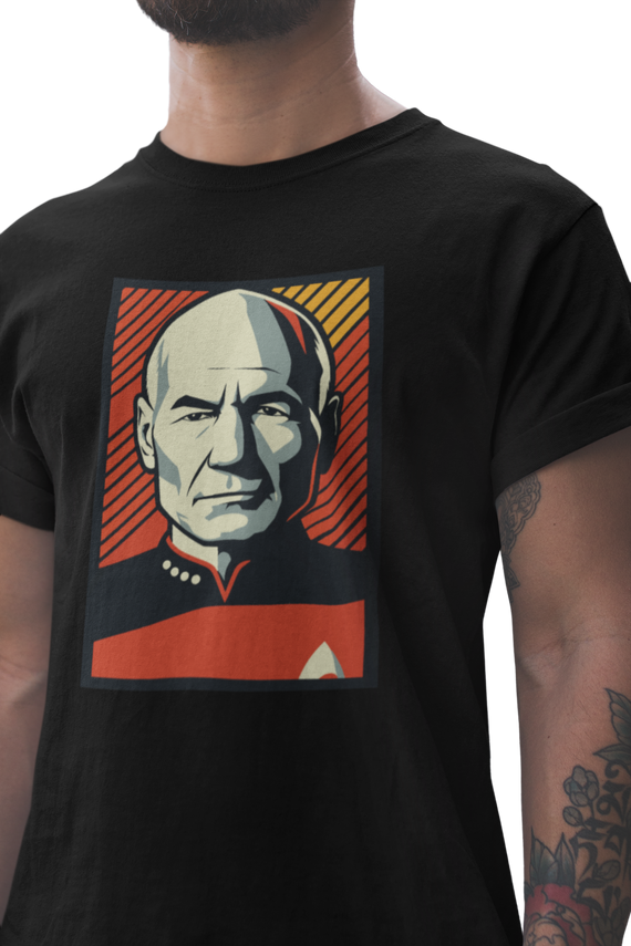 Camiseta Star Trek TNG - Jean-Luc Picard