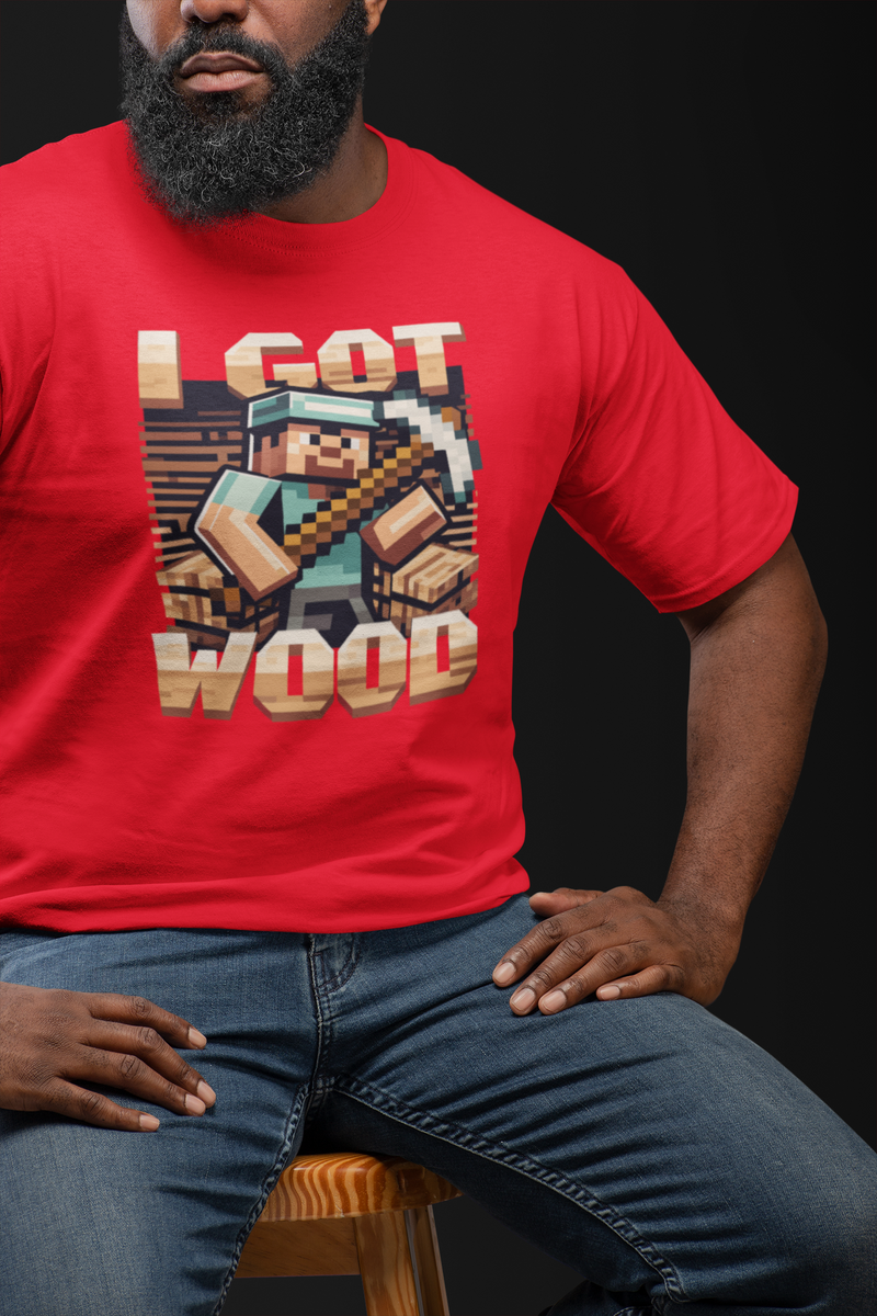 Nome do produto: Camiseta - I Got Wood - Minecraft