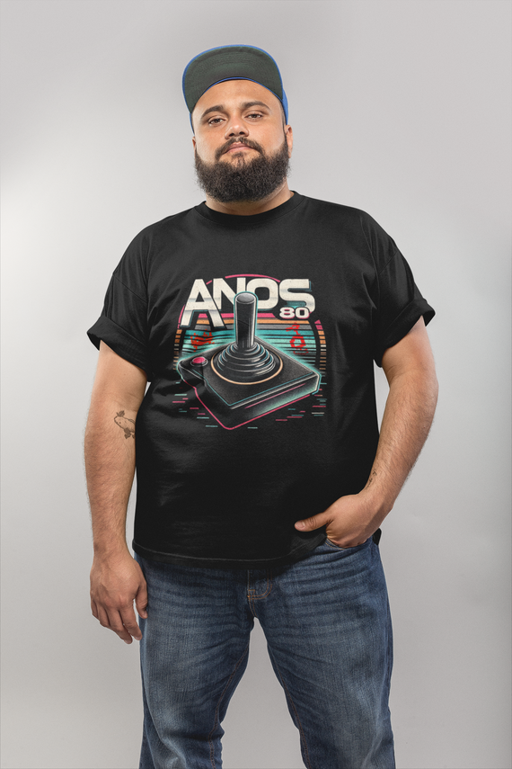 Camiseta Plus Size Unisex - Anos 80 Gamer
