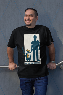 Camiseta Plus Size - Pai De Um Bárbaro