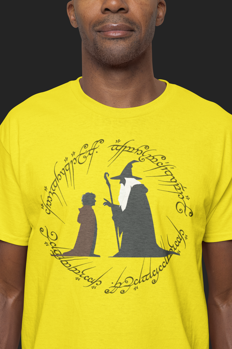 Nome do produto: Camiseta - LOTR Bilbo e Gandalf