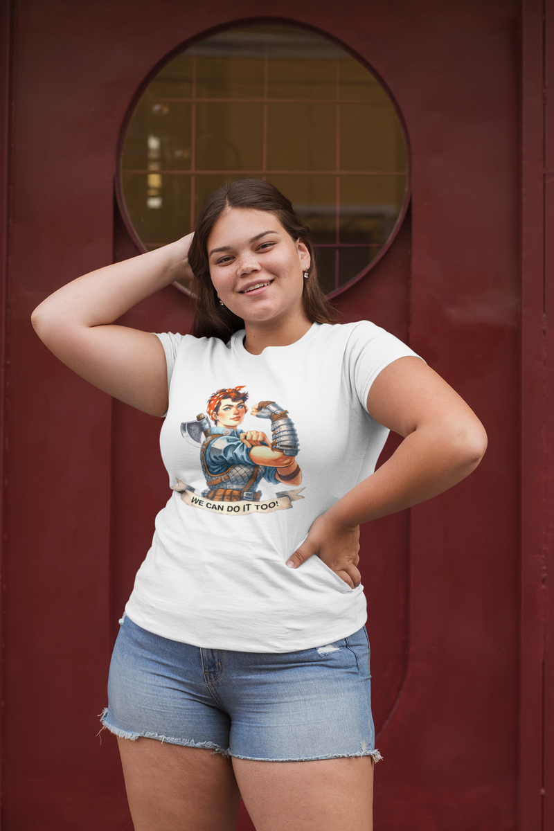 Nome do produto: Camiseta Plus Size - We Can Do It Too