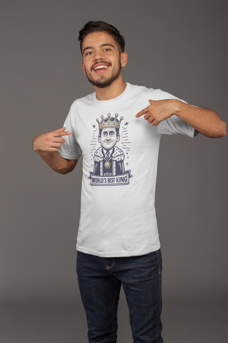 Nome do produto: Camiseta Medieval Office - King Michael