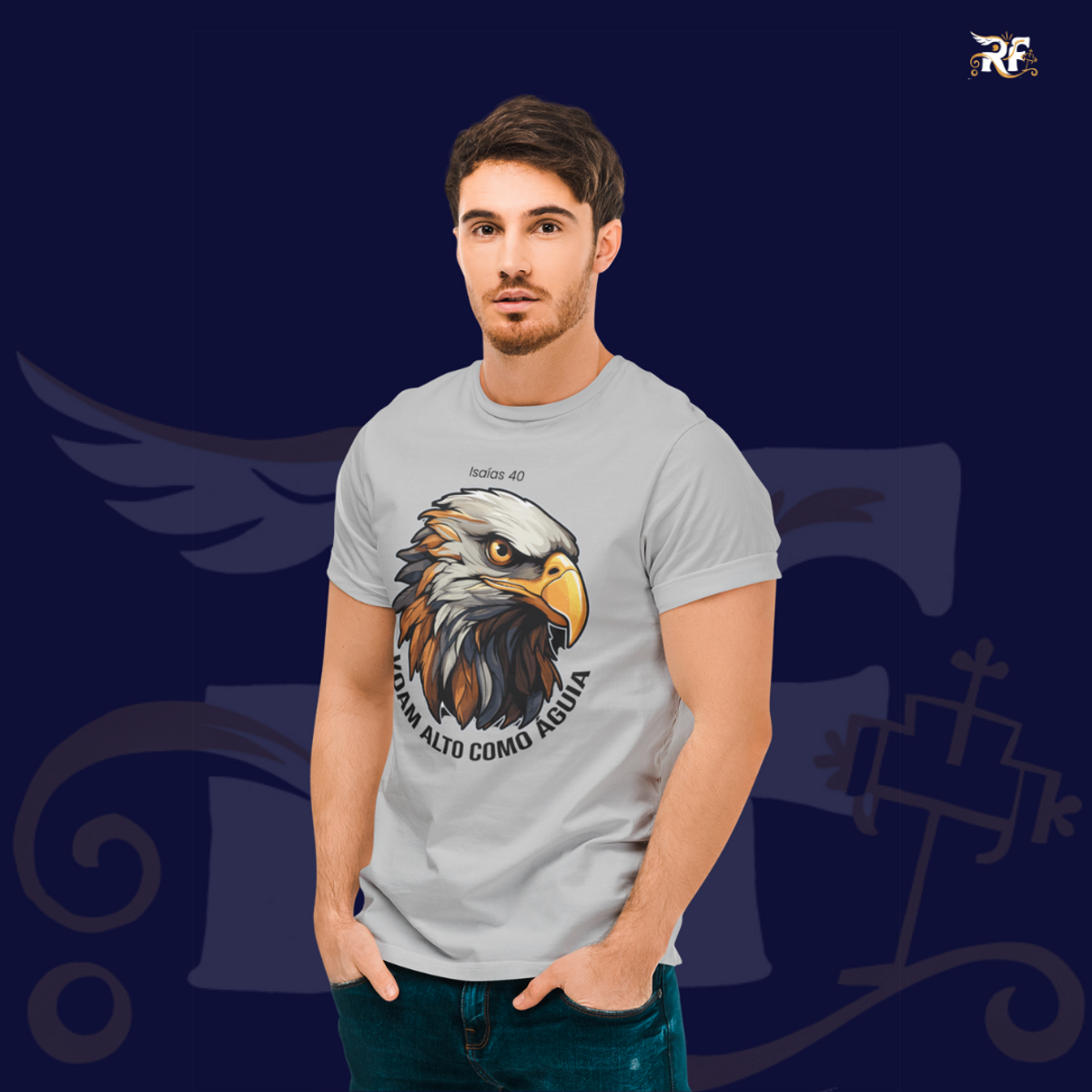 Nome do produto: CAMISETA - ISAIAS 40 (QUALITY)