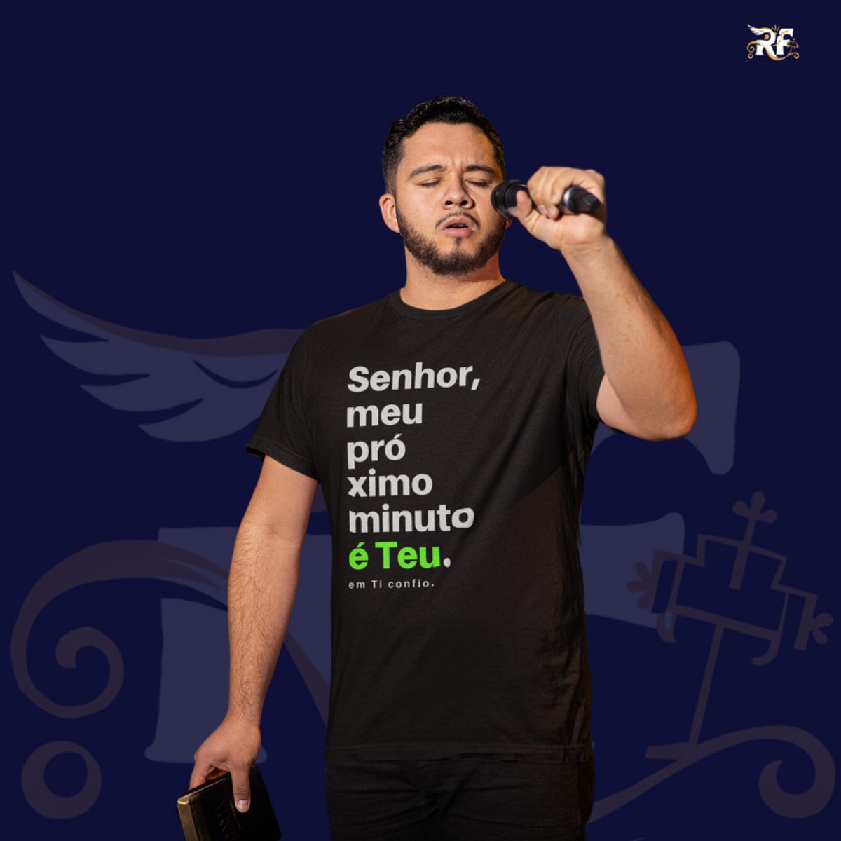 Nome do produto: CAMISETA - MEU PRÓXIMO MINUTO (QUALITY)