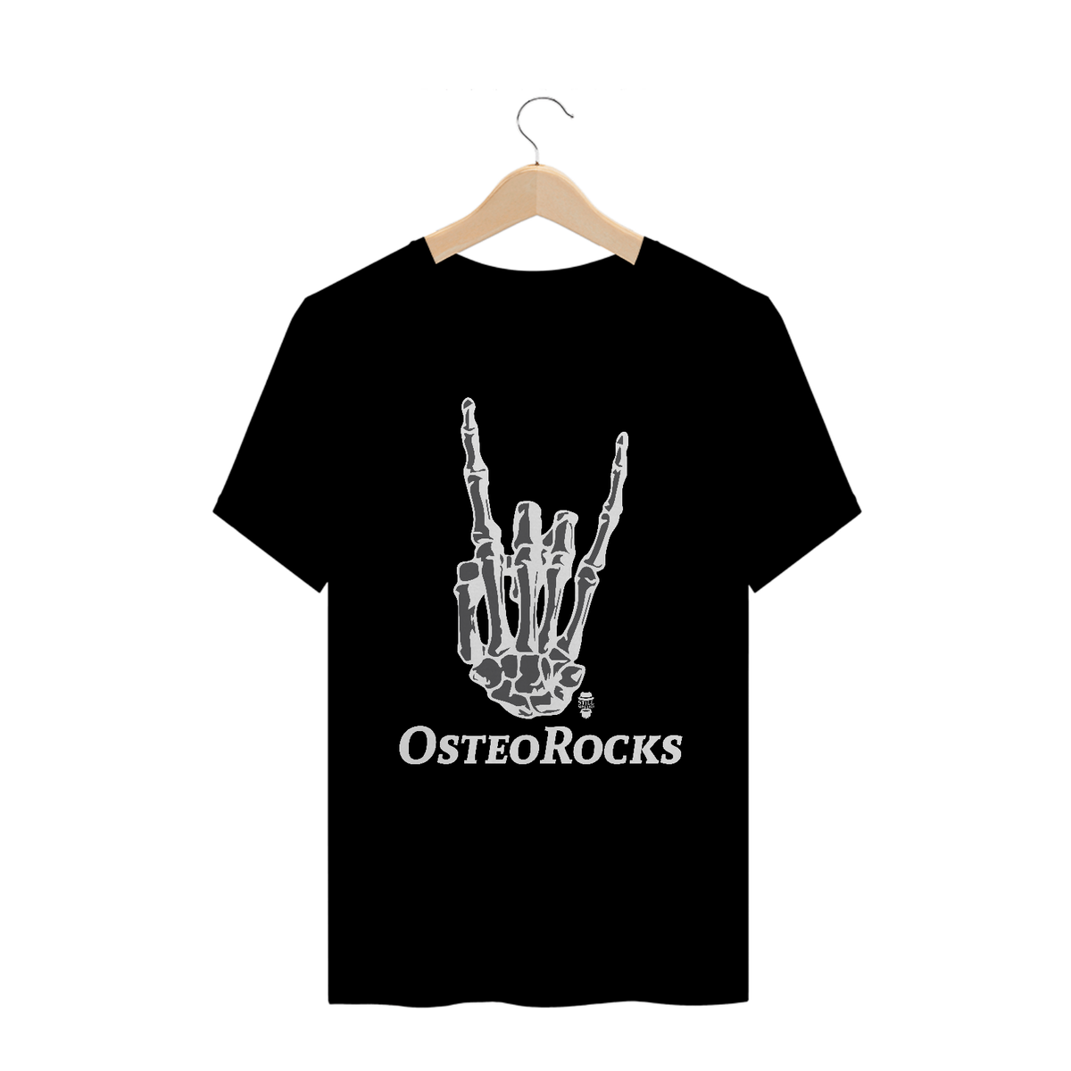 Nome do produto: Camiseta StillSincero OsteoRocks - Osteopatia Rock