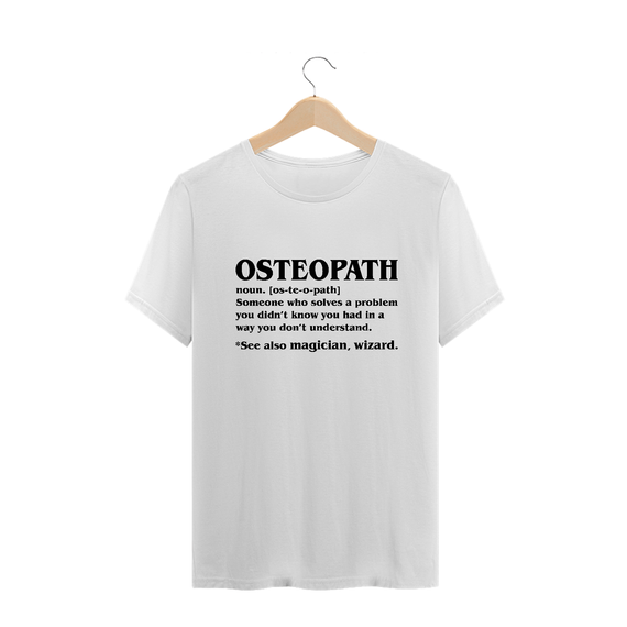 Camiseta Significado Osteopath (Inglês)