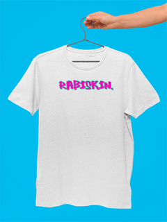 Camiseta RABISKIN logo Rosa