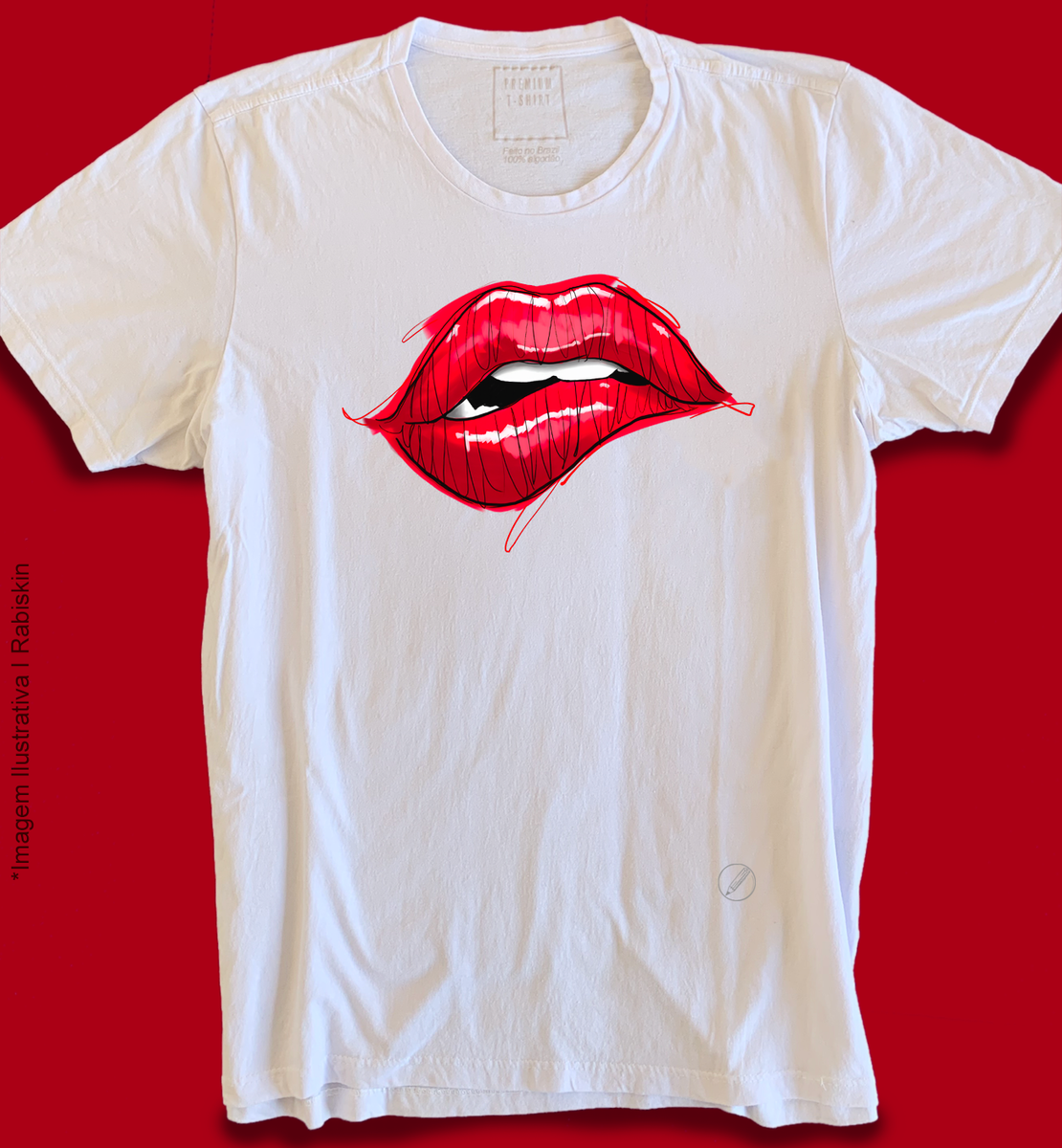 Nome do produto: Camiseta SPICY MOUTH I Rabiskin