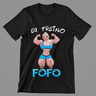 Nome do produtoCamisa Eu Treino Fofo Elsa