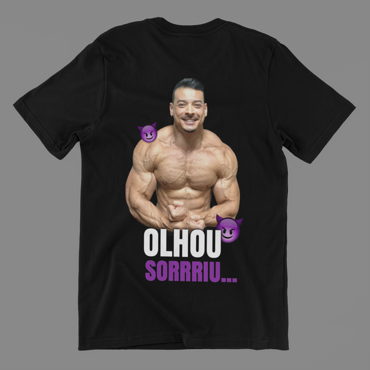 Nome do produto: Camisa Olhou Sorriu Felipe Franco