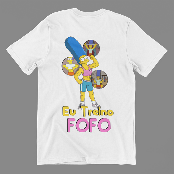 Camisa Eu Treino Fofo - Marge