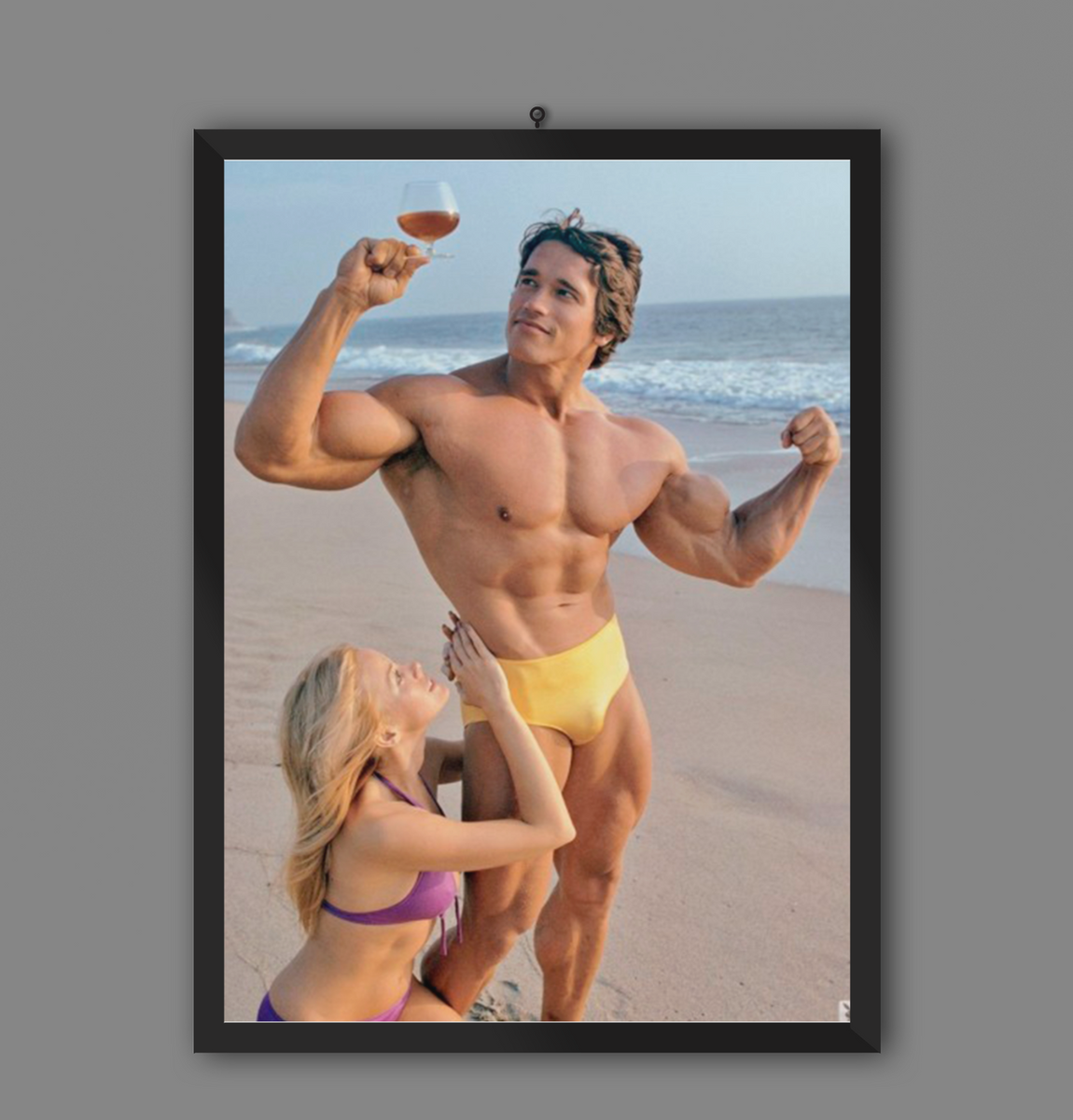 Nome do produto: Poster Arnold On The Beach