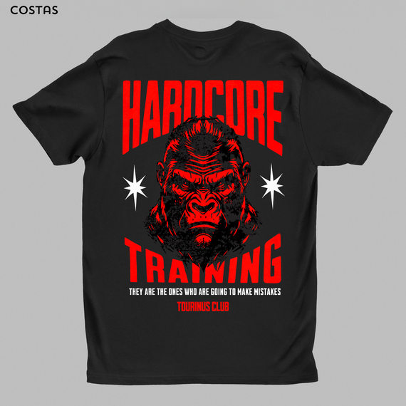 Estampa Costas - Hardcore Training 
