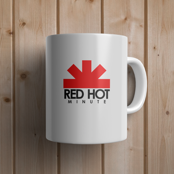 Caneca Red Hot Minute Logo