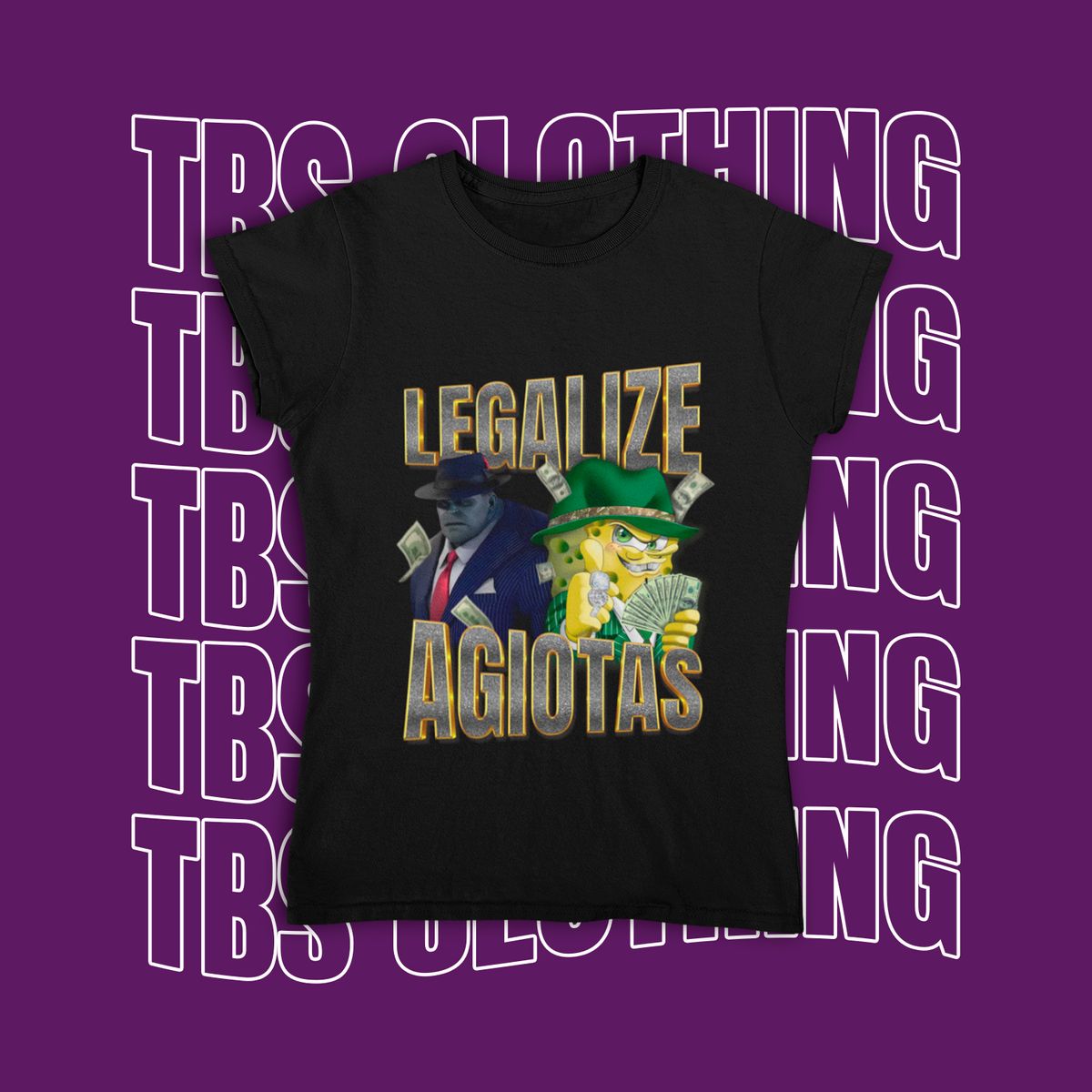 Nome do produto: Legalize Agiotas - Feminina (Baby Look)