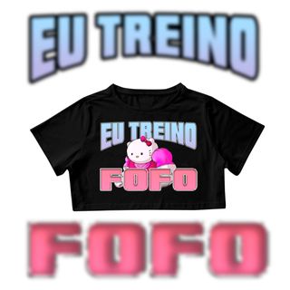 Nome do produtoEu treino fofo cropped