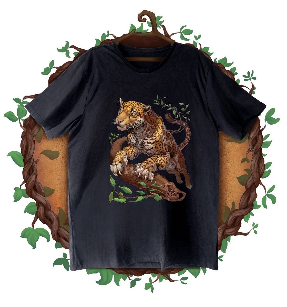 Nome do produto: Camiseta Onça-pintada