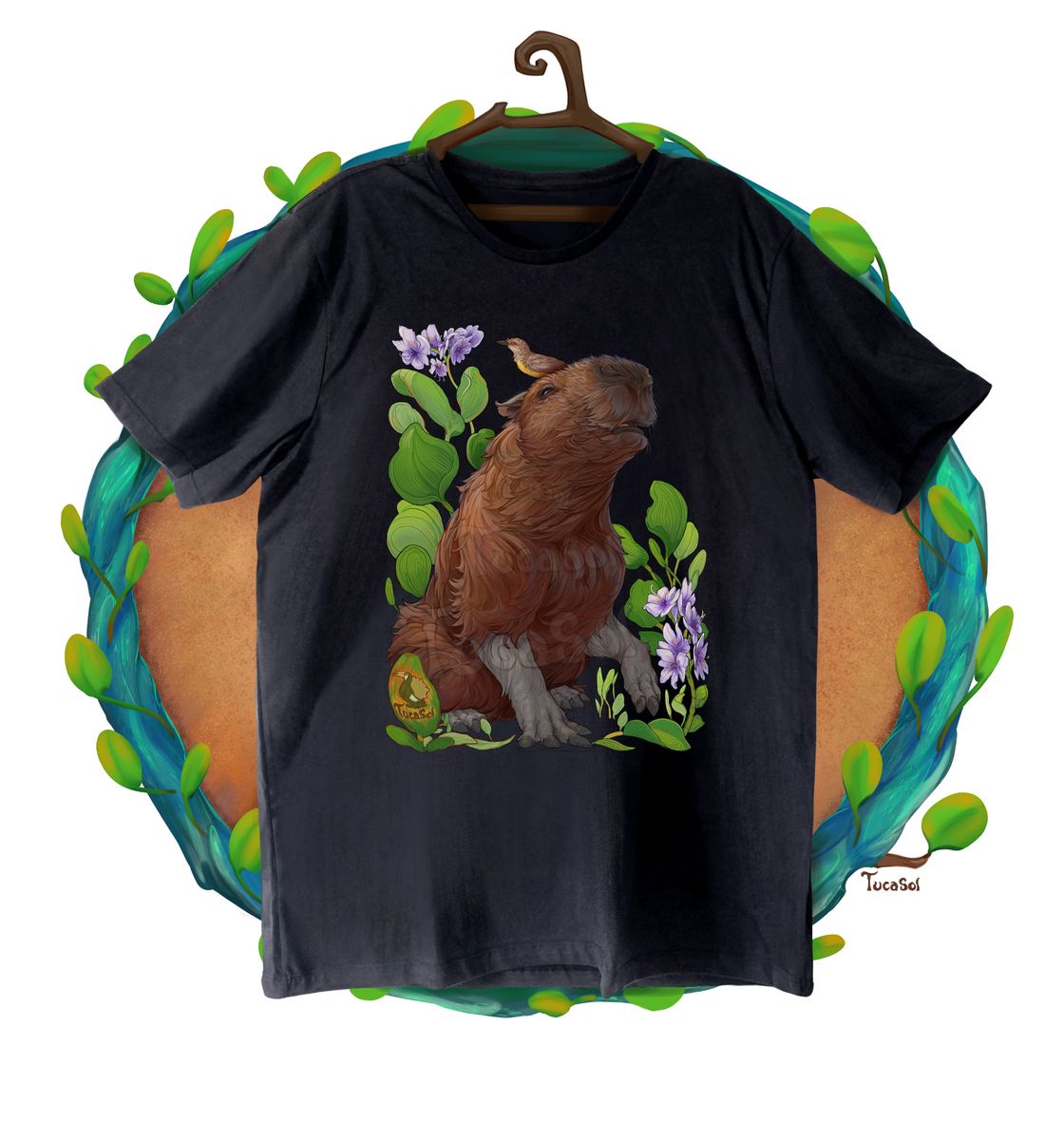 Nome do produto: Camiseta Capivara