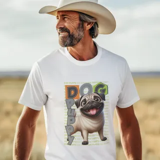 Camiseta Puppy  Pug