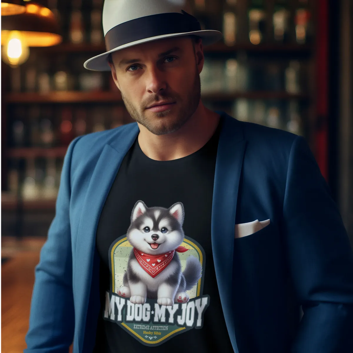 Nome do produto: Camiseta Meu Cão  Husky Sibir